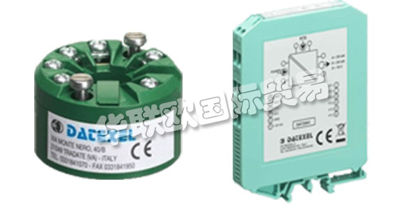 DATEXEL公司制造各種溫度變送器，頭戴式溫度變送器，信號(hào)轉(zhuǎn)換器，信號(hào)隔離器，跳閘放大器，熱電偶轉(zhuǎn)換器，電流信號(hào)調(diào)節(jié)器，回路供電指示器，信號(hào)分配器，分布式I/O模塊，用于PLC的A/D接口，跳閘放大器，電源，電流回路隔離器和回路供電數(shù)字指示器。下文為您介紹DATEXEL溫度變送器。